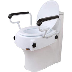 toilet safety seat with handles