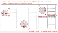 Bathroom Shelves On The Toilet Toilet Shelf Toilet Rack