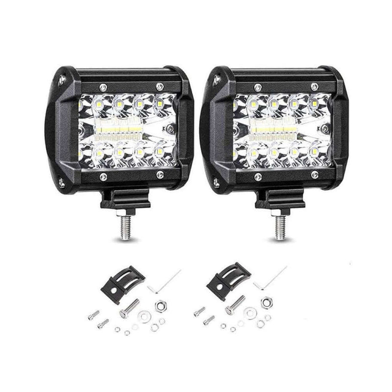 2Pcs 4Inch Led Work Light Bar
