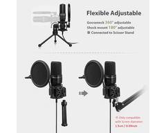 USB Condenser Microphone – USB Condenser Microphone Kit for PC & Gaming