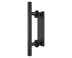 Steel barn door handle