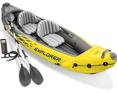 Inflatable kayak set