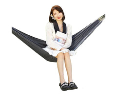 camping hammock setup