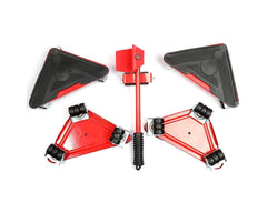 Moving kit with four wheels