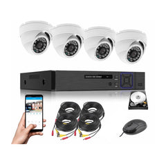Indoor/Outdoor CCTV Dome Security Camera System