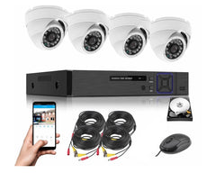 Indoor/Outdoor CCTV Dome Security Camera System