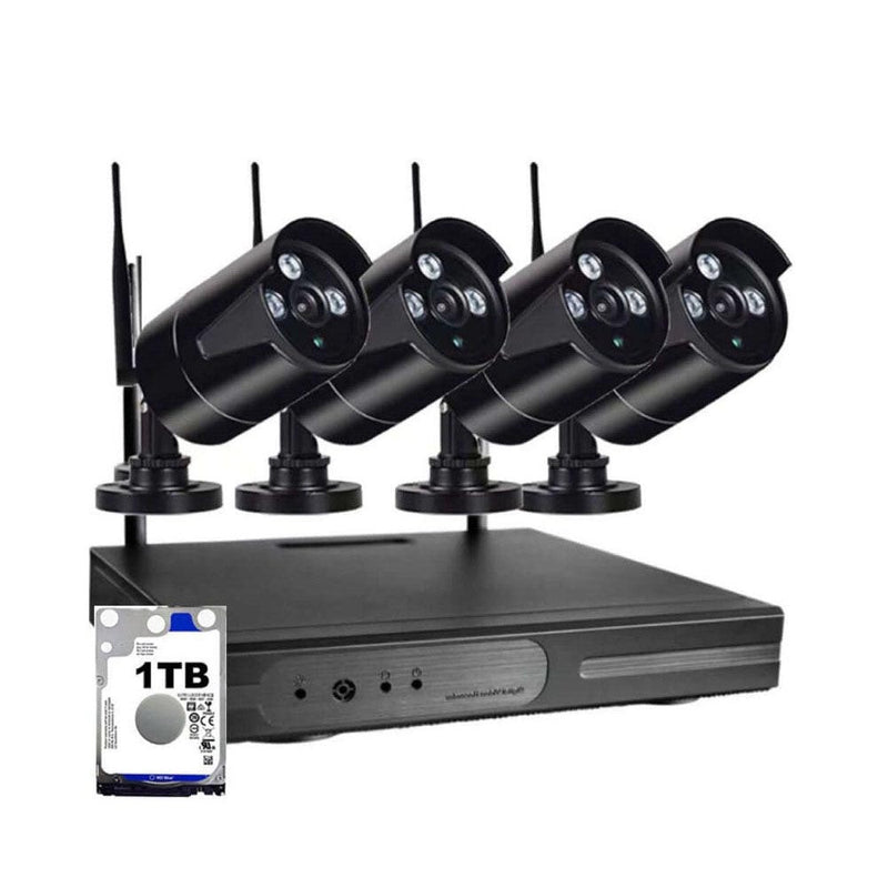 Wireless security Camera system 4 Channel 2MP