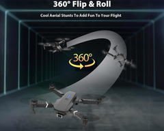 Drone with Camera – 4K HD Foldable Mini Quadcopter WiFi FPV RC Helicopter Black