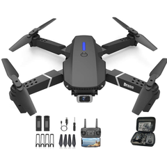 Drone with Camera – 4K HD Foldable Mini Quadcopter WiFi FPV RC Helicopter Black