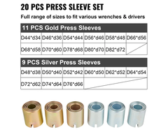 Car Universal Bush Bearing Removal Tools Set Press Pull Sleeve Kit