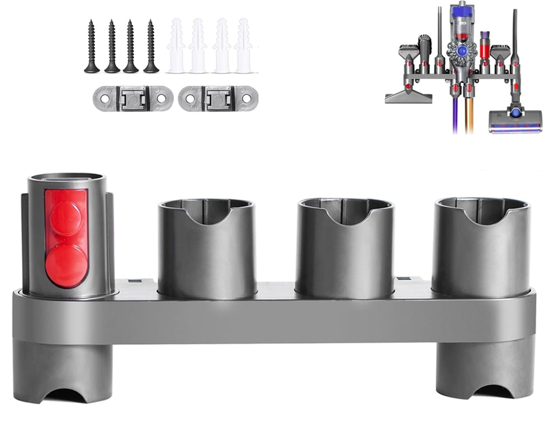 Upgrade Dyson Attachment Storage Rack Holder Brush Mount Set