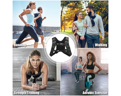 Weighted Vest 10kg Adjustable Weight Exercise Training