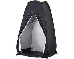 Portable Camping Shower/Toilet Tent Black