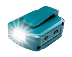 battery adapter with belt clip