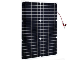 Solar panel with pre drilled holes