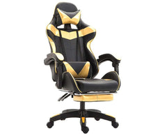 Gaming Chair, Computer Chair with Footrest and Lumbar Support