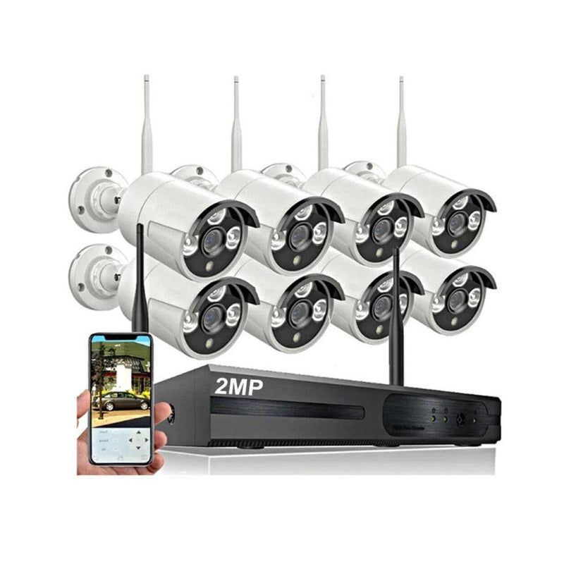 2MP Wireless Security camera system 8 Channel