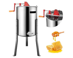 Honey extractor with frames inside