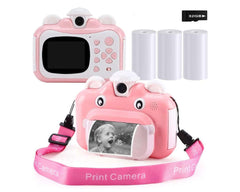 Portable kids digital camera printer