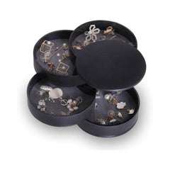 Rotatable jewelry storage box
