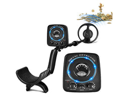 Telescopic stem metal detector