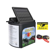 Solar electric fence energiser
