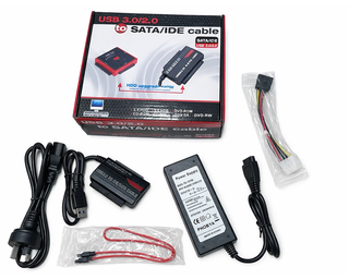 USB 3.0 to SATA/IDE Adapter – High‑Speed Hard Drive Converter...
