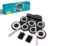 electronic drum kit with sticks