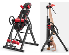 Gravity Heavy Duty Inversion Table With Headrest & Adjustable Protective Belt Ba