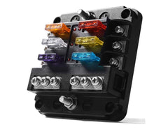 Electrical fuse block panel