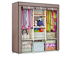 Portable Cloth Wardrobe – Fabric Closet Storage Organizer for Bedroom