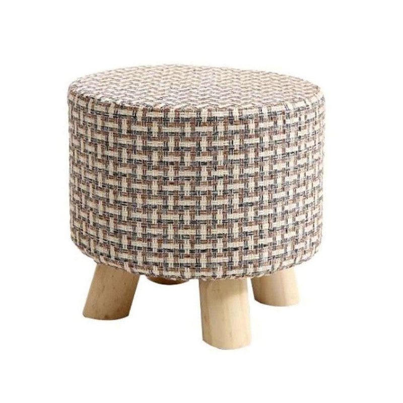 Ottoman Footstool Stool Round Foot Stool