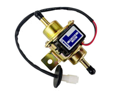 Electric fuel pump side angle