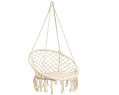 Macrame Hanging Chair - White