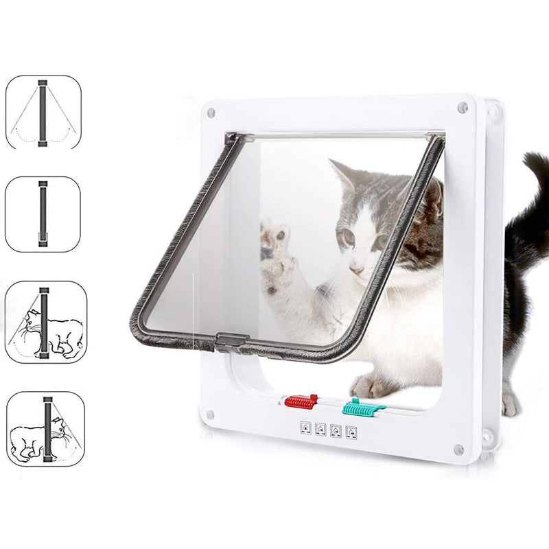 Cat Door Cat Door 4 Way Locking