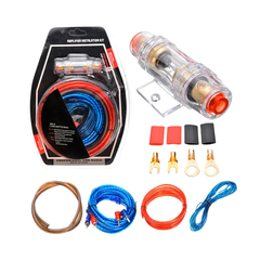 1500W Car Audio Subwoofer Car AMP Wiring Kit Cable Fuse Holder Wire Cable