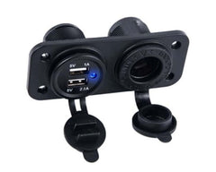 car USB charger front view