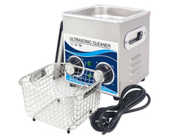 Ultrasonic cleaner with lid