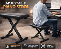 Adjustable Keyboard Piano Stool