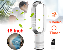 Tower Bladeless Fan 16inch silver