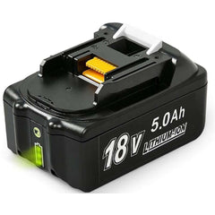 Makita 18V battery front view