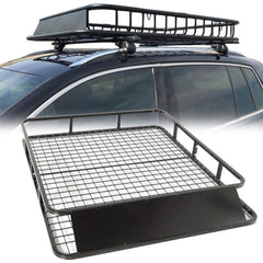 Universal Roof Rack Basket Car Top Luggage Carrier Cargo Holder – 48" x 40"