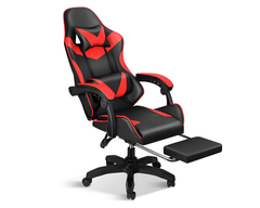 Ergonomic Gaming Chair with Footrest
