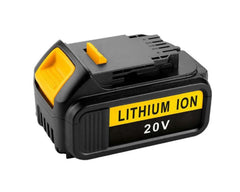 Dewalt battery pack in hand