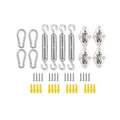 Sun Shade Sail Hardware 24 Pcs