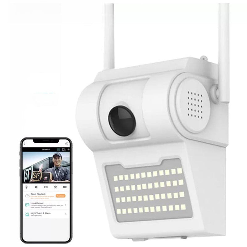 Security Light with Wireless Security Camera