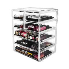Acrylic makeup organizer