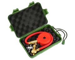 Pressure gauge with valve tool