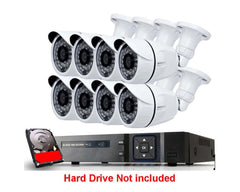 1MP 8 Channel DVR Security Camera System