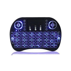 Wireless TV Keyboard Mini Wireless Keyboard With Touchpad Mouse Combo Qwerty Keypad,Rechargeable Handheld Keyboard Remote